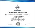 Scholarship Award Wording Template Free