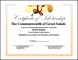 Scholarship Certificate Template PDF Format