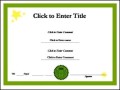 School Reward Success Certificate Template