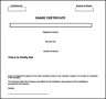 Share Certificate Template Free PDF