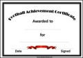 Sports Day Football Certificate Template