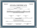 Stock Certificate