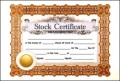Stock Certificate Template Sample