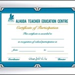 Teacher Training Certificate