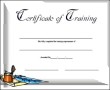 Training Certificate Template Free