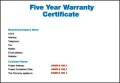 Warranty Certificate Format
