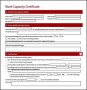 Work Certificate Sample