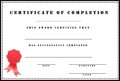 Work Completion Certificate Template