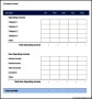 12 Months Business Marketing Budget Plan template