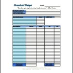 Basic Household Budget Template