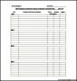 Blank Budget Tracking Template PDF File