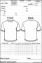 Blank Clothing Order Form Template