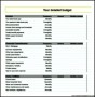 Financial Budget Planner Excel