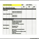Financial Budget Template Excel Format Download