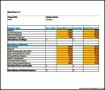 Financial Budget Template for Business Excel