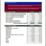 Free Household Budget Template Excel