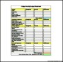 Free Monthly College Budget Template