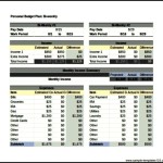 Free Personal Budget Tracker Template Bi Weekly Excel Download