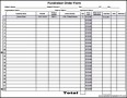 Fundraiser Order Form Template Excel