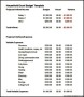 HouseHold Excel Budget Template