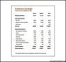 Manufacturing Company Annual Budget Template PDF Download