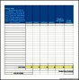 One Year Excel Budget Template