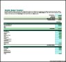 Printable Monthly Budget Template for Mac