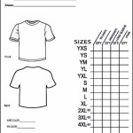 Printable T-Shirt Order Form Template