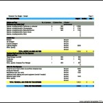 Sample Domestic Touring Budget PDF Download