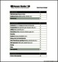 Simple Budget Worksheet PDF Example
