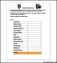 Simple Household Budget Template PDF Free Download