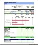 Simple Monthly Budget Report Template