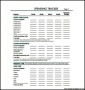 Spending Tracker PDF Format
