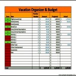 Vacation Organizer and Budget Planner Template