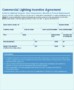 Commercial Lighting Agreement Incentive Template
