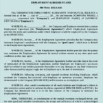 Company Employment Separation Agreement Template