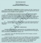 Company Operating Agreement PDF Format Free