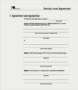 Contractor Service Level Agreement Template