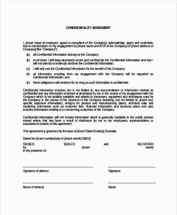 Data Confidentiality Agreement for Accountant