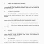 Distribution Company-Supplier Service Agreement Word Document
