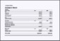 Asset and Liability Report Balance Sheet Template Excel