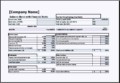 Balance Sheet with Financial Ratio