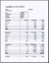 Cashier Balance Sheet Template