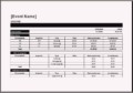 Event Budget Templates