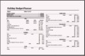 Holiday Budget Planner