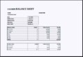 MS Excel Cashier Balance Sheet Template