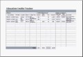 MS Excel Education Credits Tracker Template