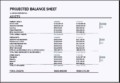 Projected Balance Sheet Template Excel