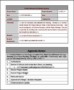 Project Management Agenda Template