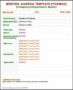 Robert Rules Of Order Agenda Template